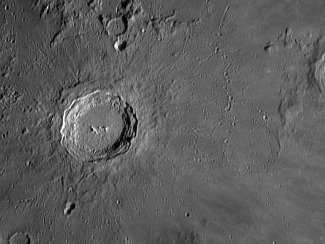 Copernicus Krater door Unbekannter Künstler