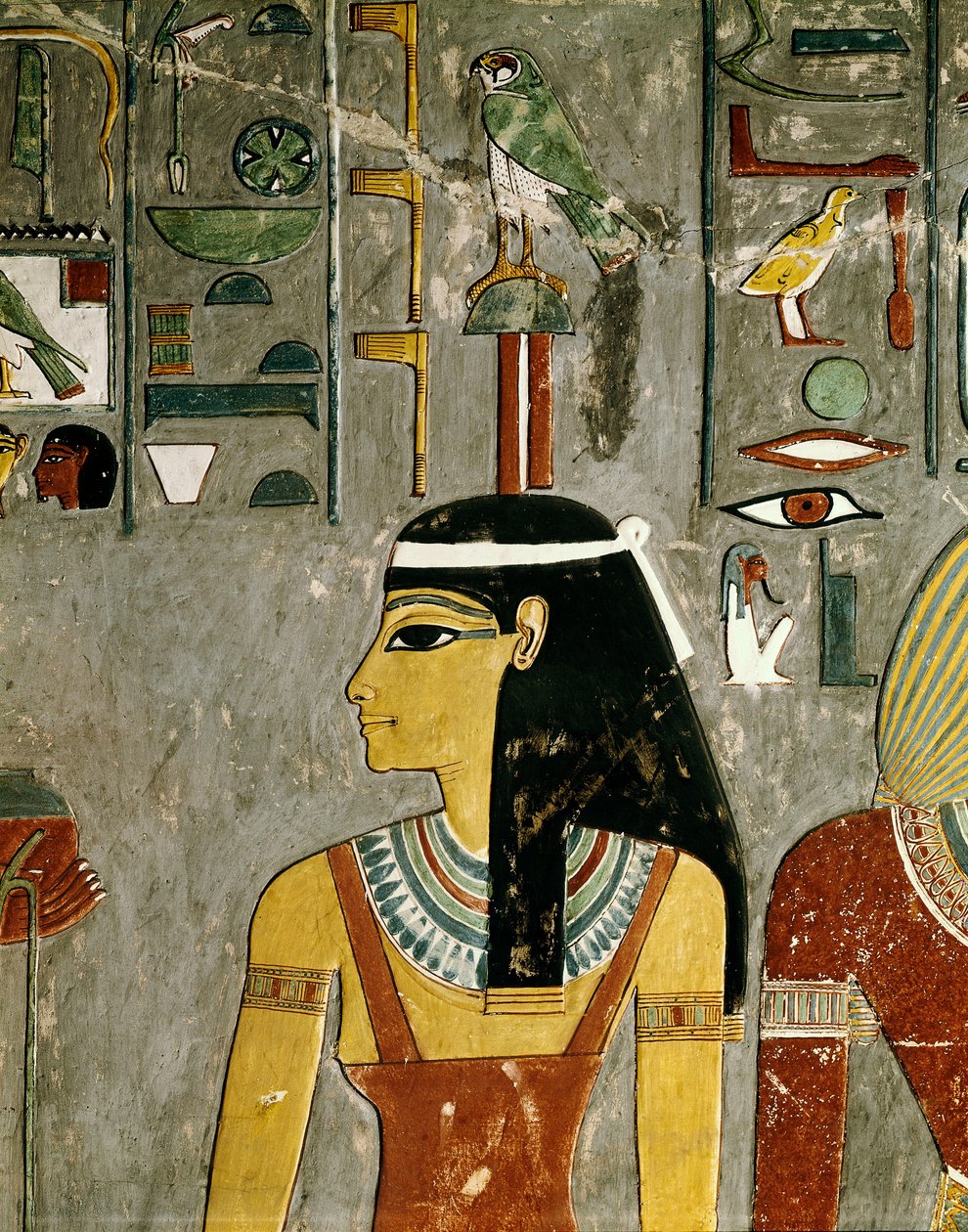 Egyptische oudheid: Nephtis godin door Unbekannt