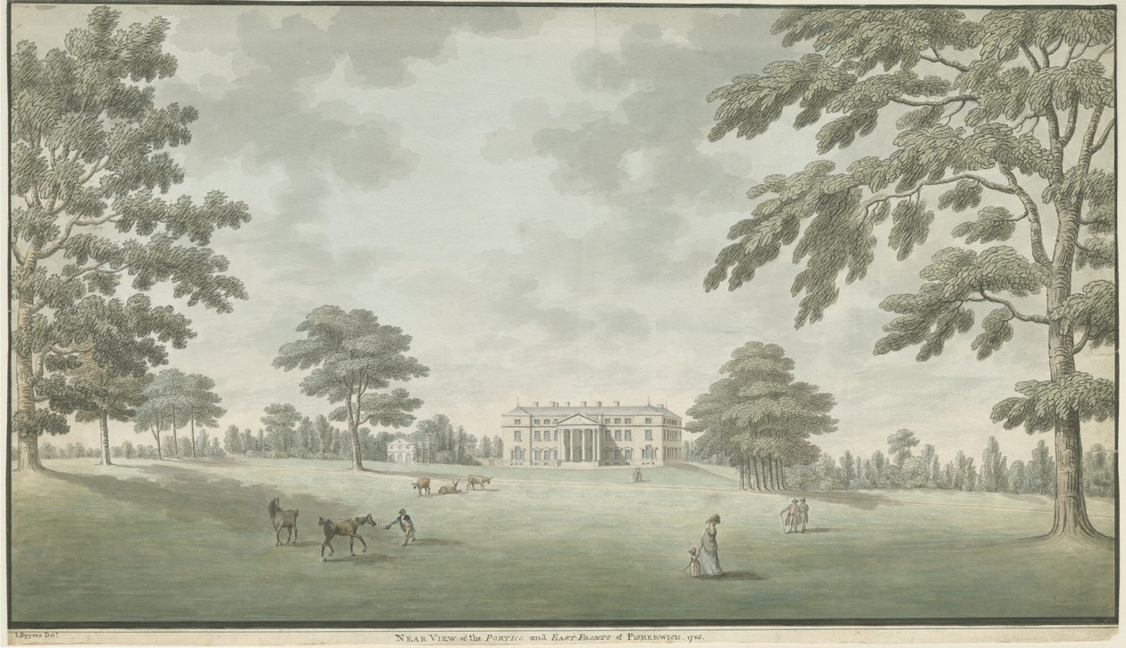 Fisherwick Hall door Unbekannt