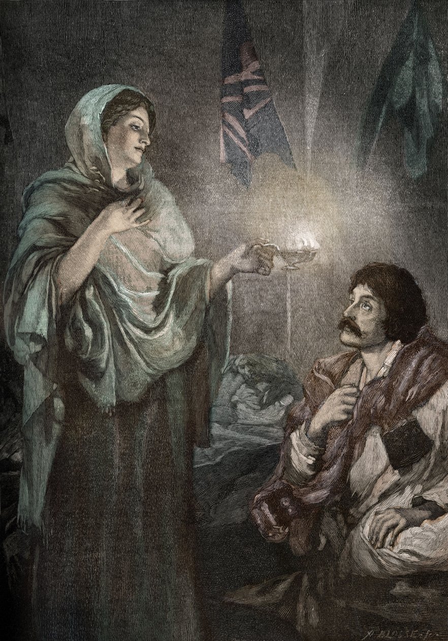Florence Nightingale door Unbekannter Künstler