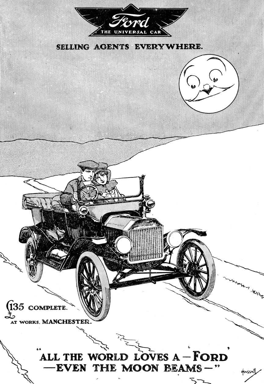Ford advertentie door Unbekannter Künstler