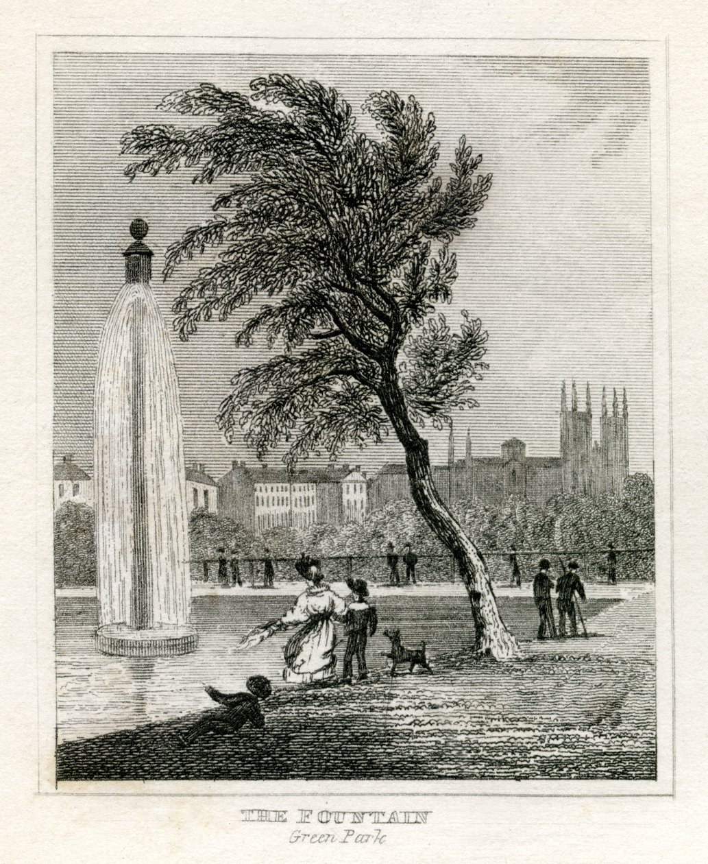 Fontein, Green Park door Unbekannt