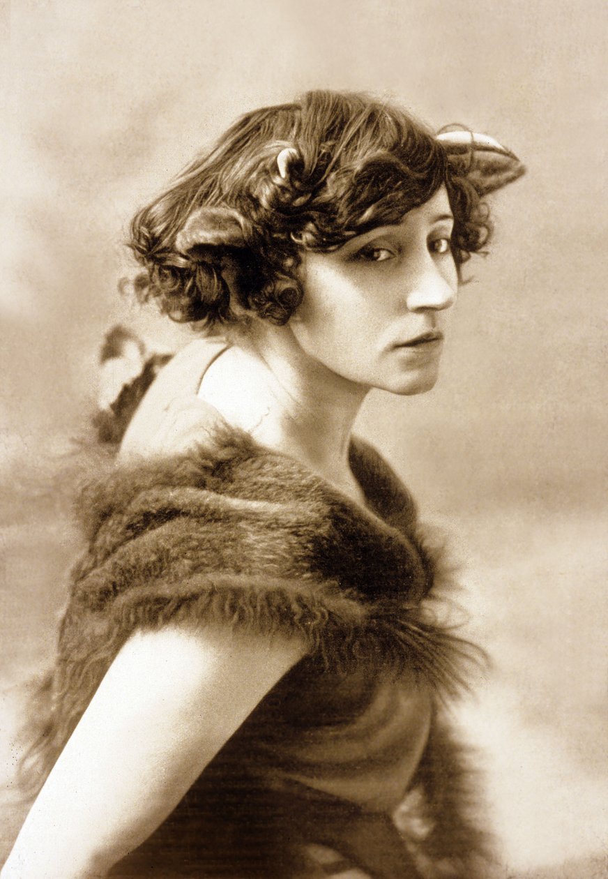 Franse schrijver Colette (Sidonie Gabrielle Colette) door Unbekannter Künstler