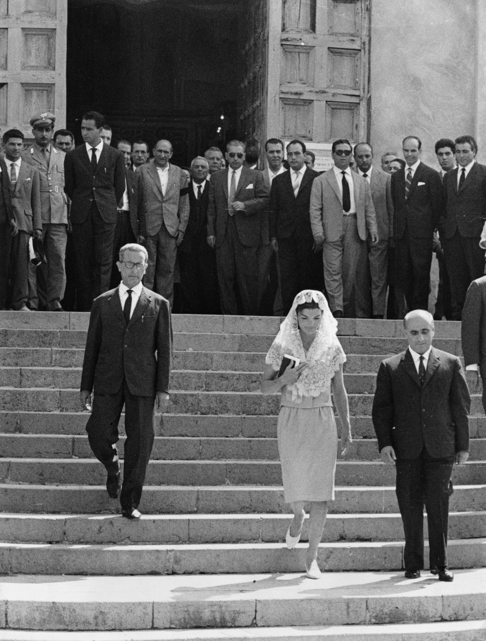 Jacqueline Kennedy in Italië door Unbekannt