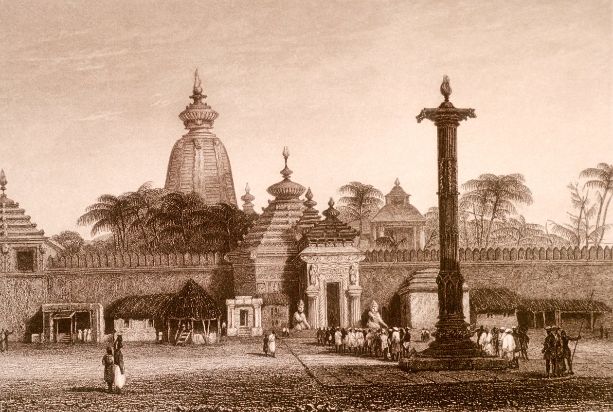 Jaganath Tempel, Orissa, India door Unbekannter Künstler