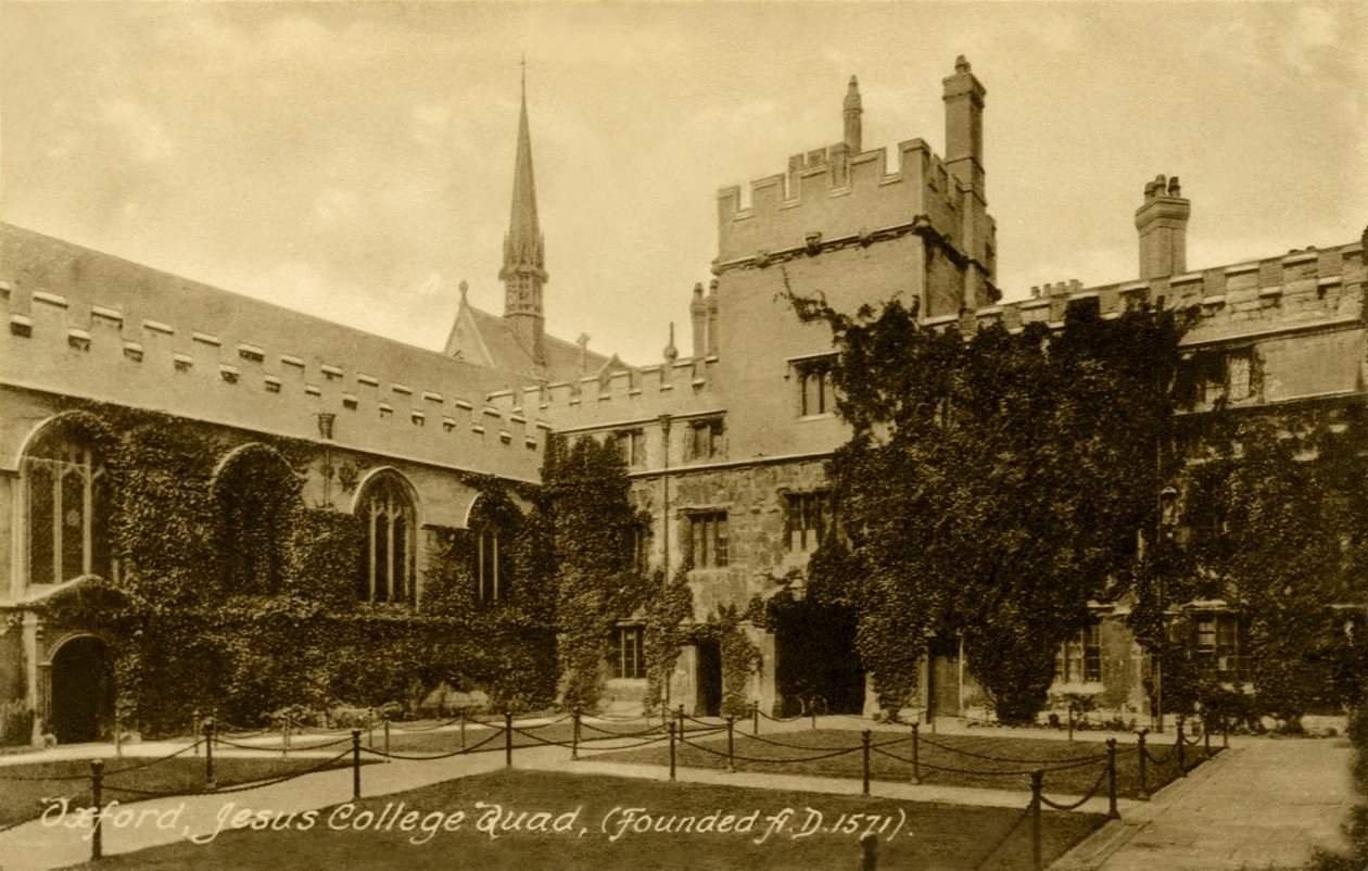 Jesus College, Oxford door Unbekannter Künstler