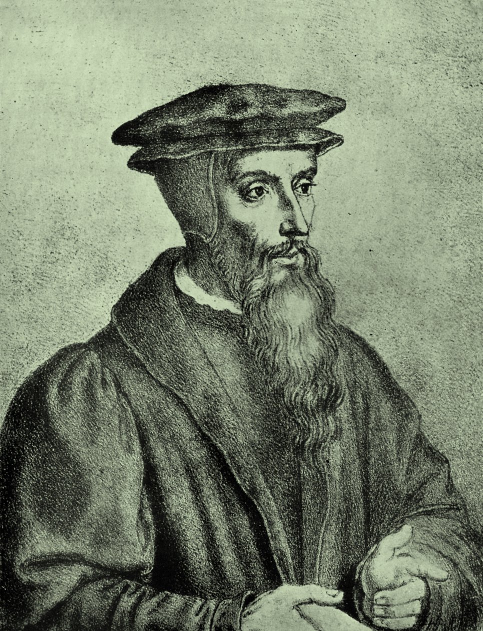 John Calvin door Unbekannter Künstler