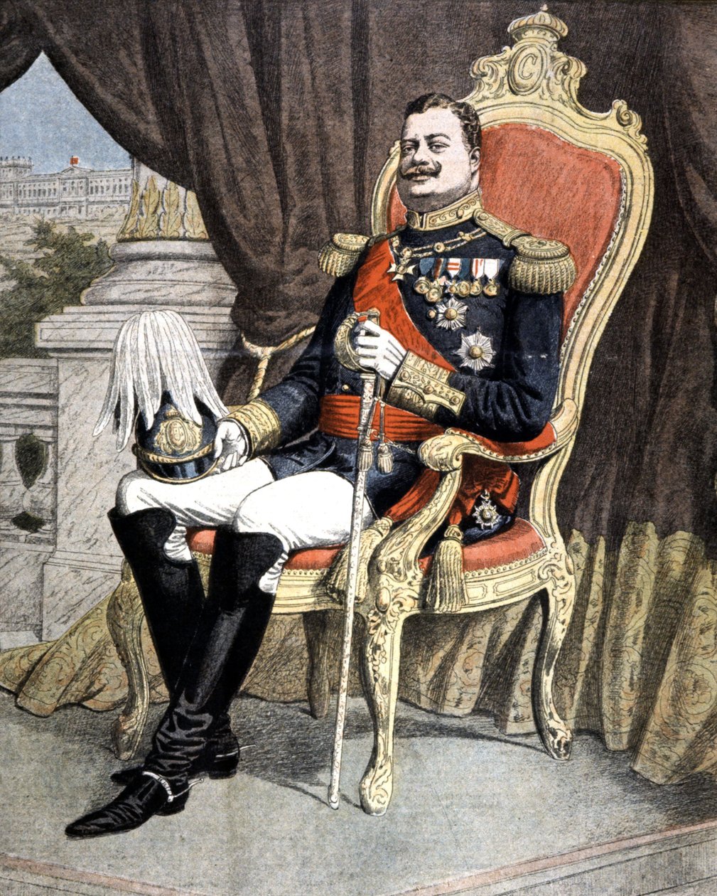 Koning van Portugal Don Carlos I door Unbekannter Künstler