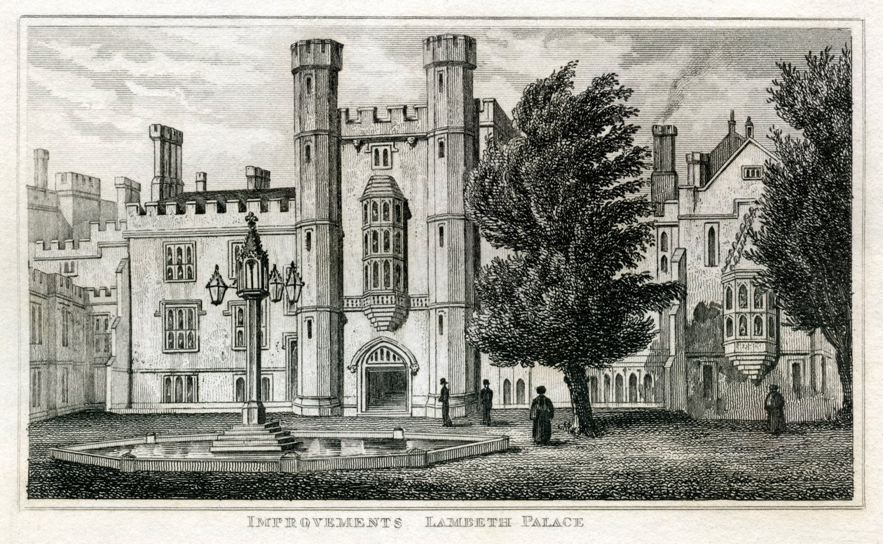 Lambeth Paleis door Unbekannt