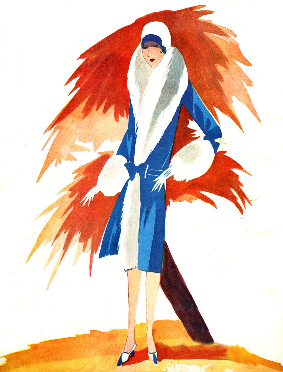 Le Miroir des Modes september 1927 door Unbekannter Künstler