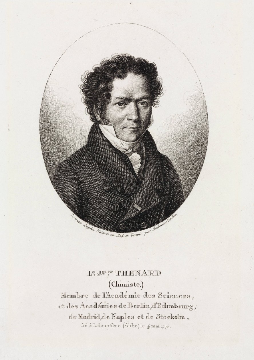 Louis Jacques Thenard, Franse chemicus door Unbekannt