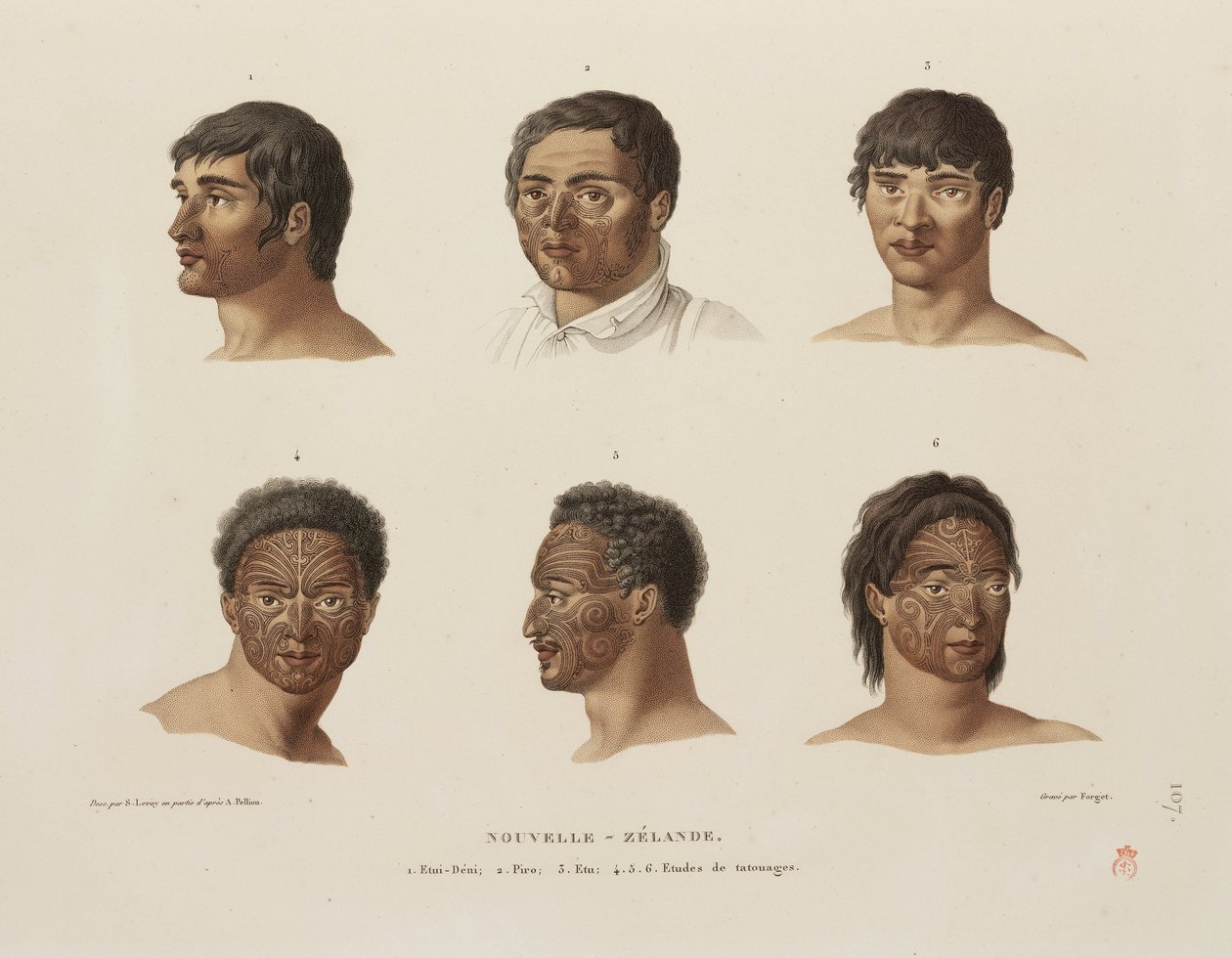 Maori-tatoeages door Unbekannt