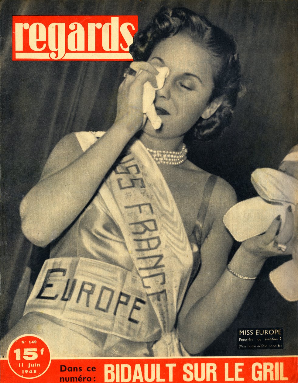 Miss Frankrijk 1948 door Unbekannt
