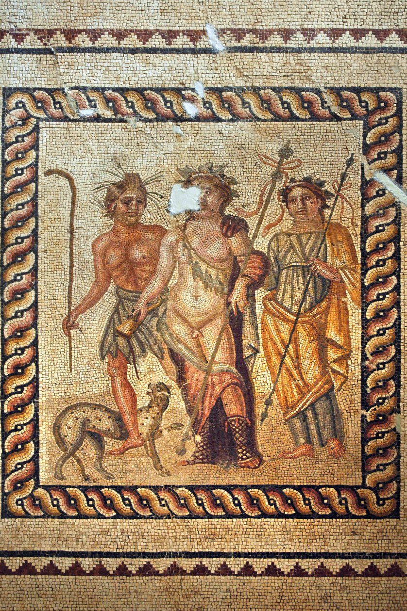 Mozaïek van Dionysus uit Antakya, Turkije door Unbekannt