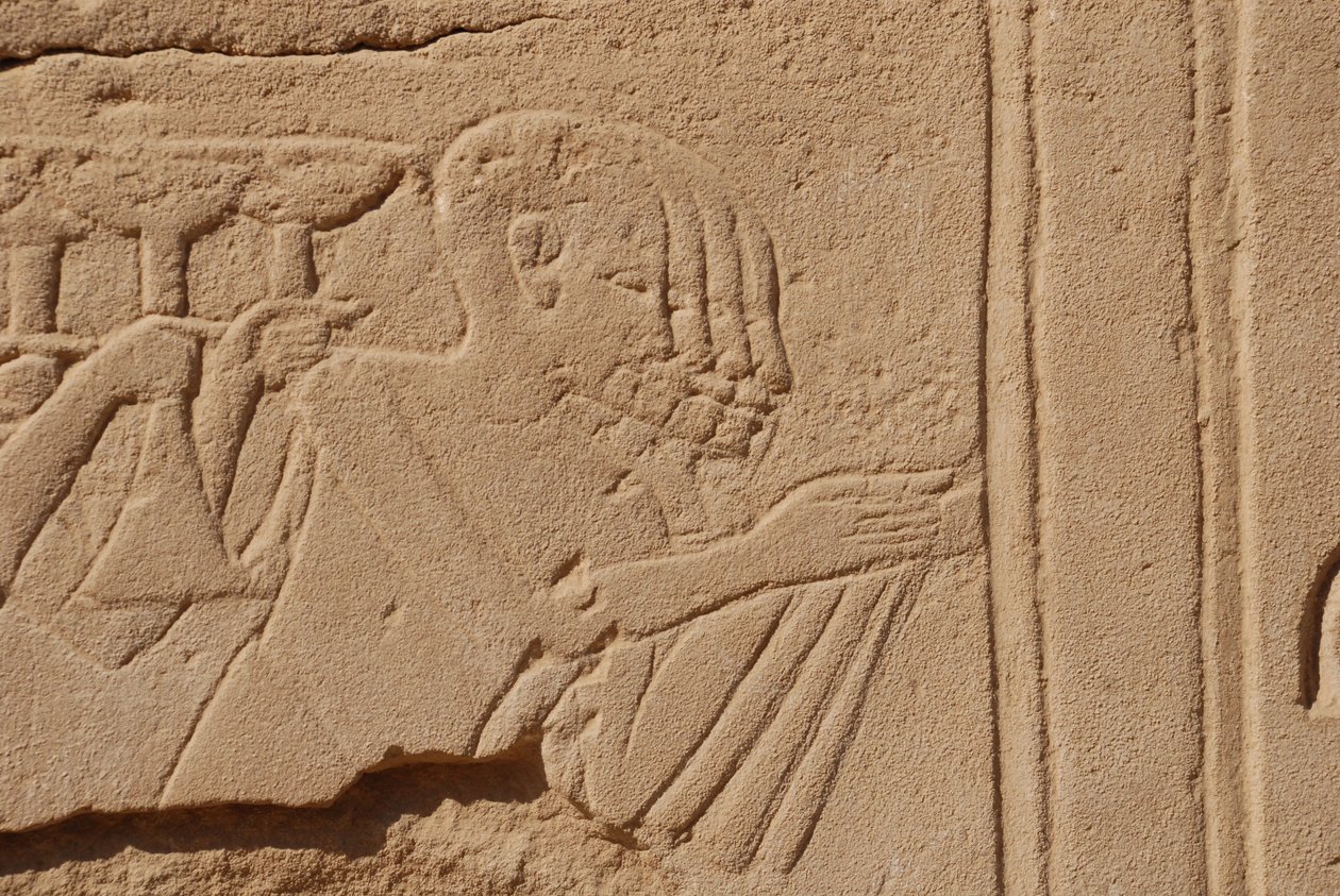 Meerdere Hoofden, Karnak, Luxor, Egypte (foto) door Unbekannt