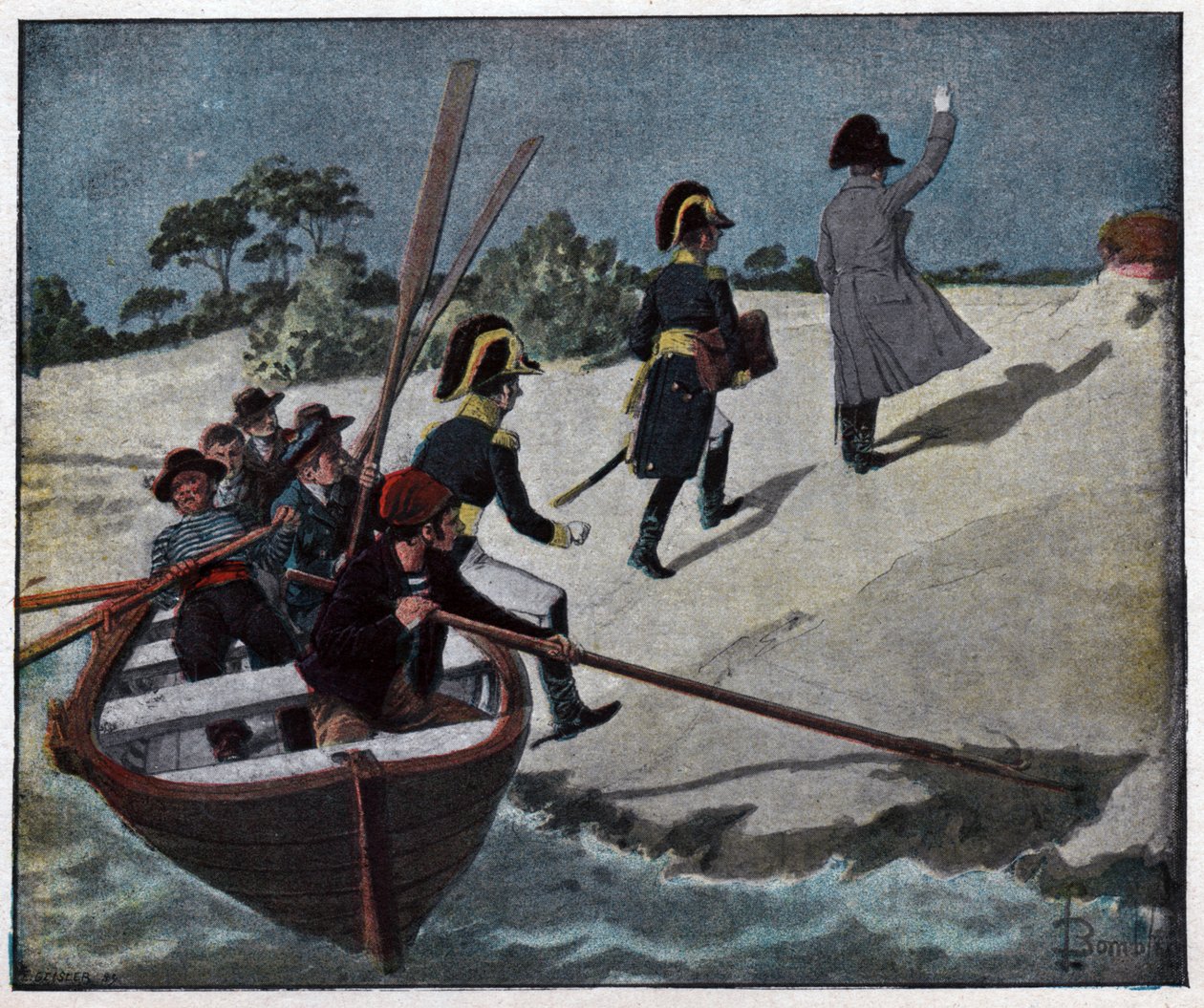 Napoleon in Frejus door Nicolas Liez