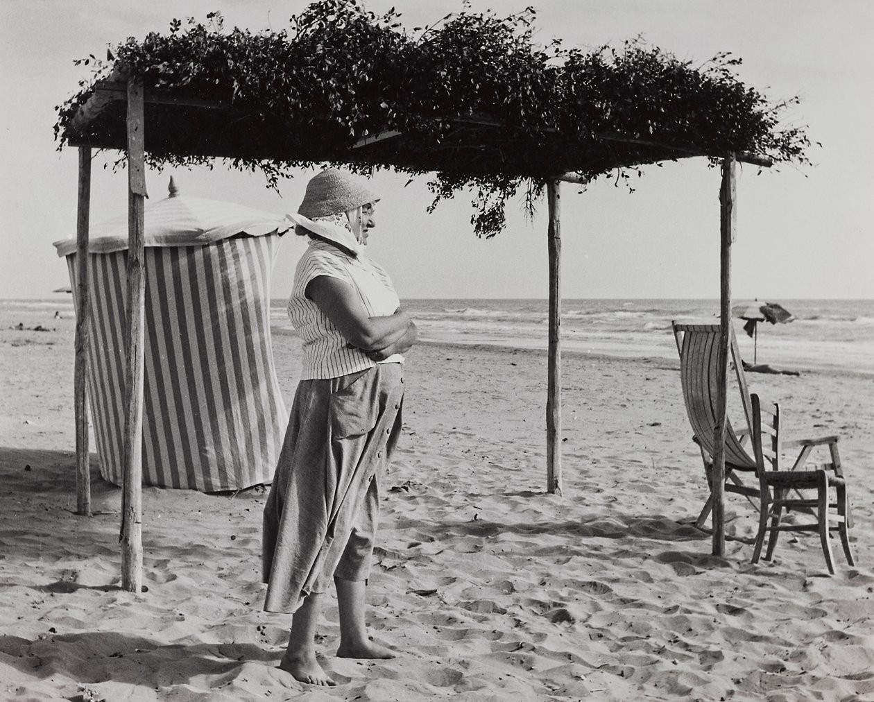 Op het strand door Unbekannt