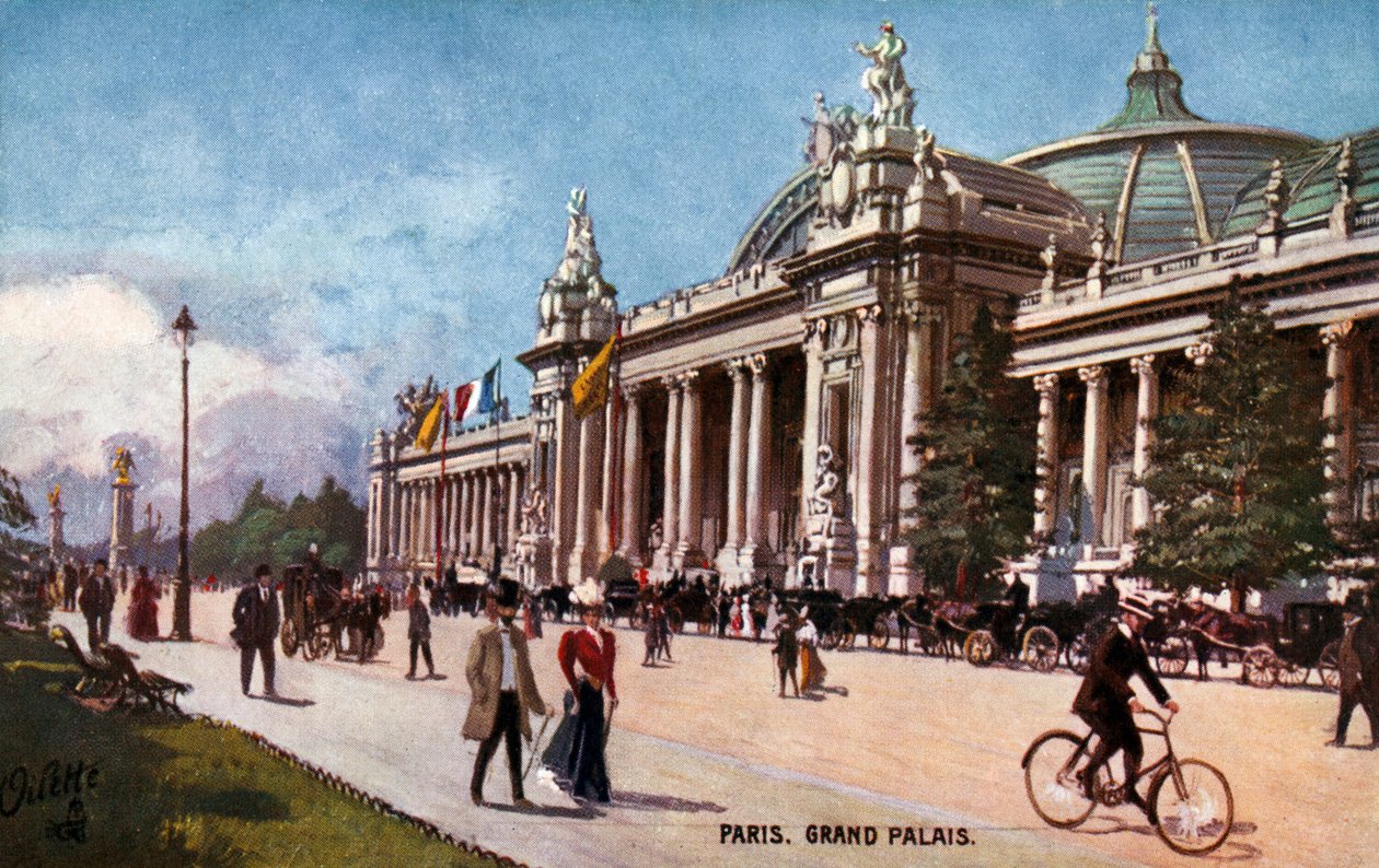 Parijs - Grand Palais door Unbekannter Künstler