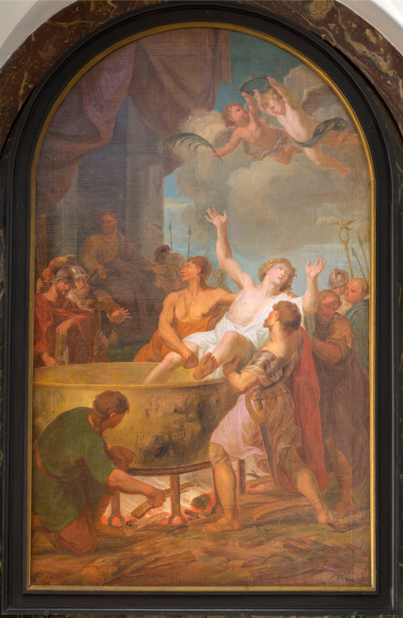 Parochiekerk (Parochiekerk Onze-Lieve-Vrouw). Interieur. door Unbekannter Künstler