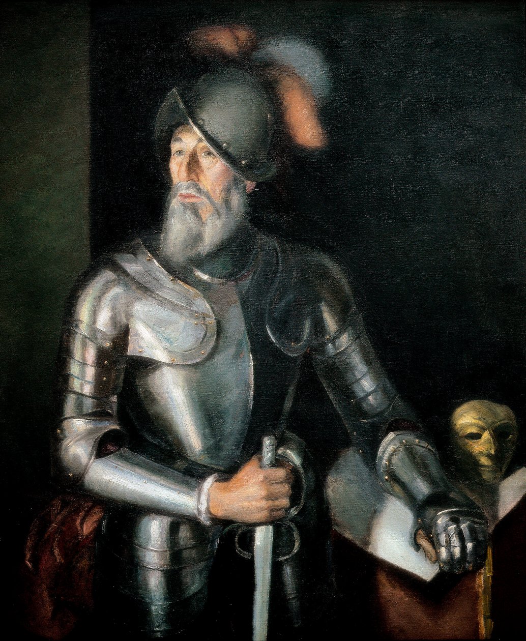Portret van Francisco Pizarro (Francois Pizarre) door Unbekannter Künstler