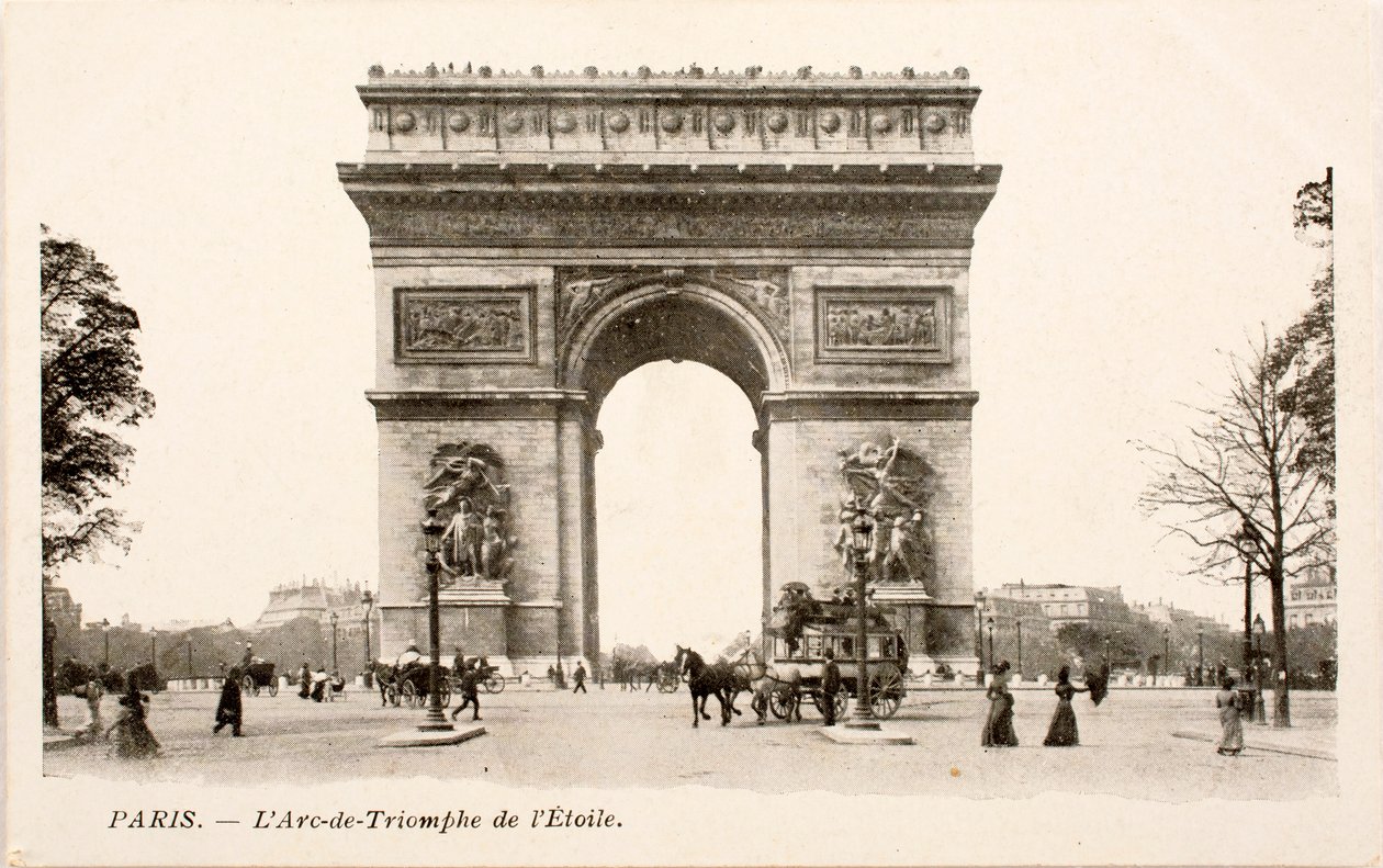 Ansichtkaart/Arc de Triomphe de l