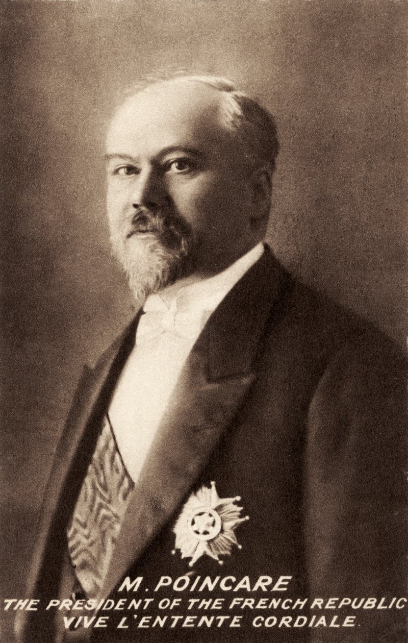 Raymond Poincaré - portret door Unbekannter Künstler