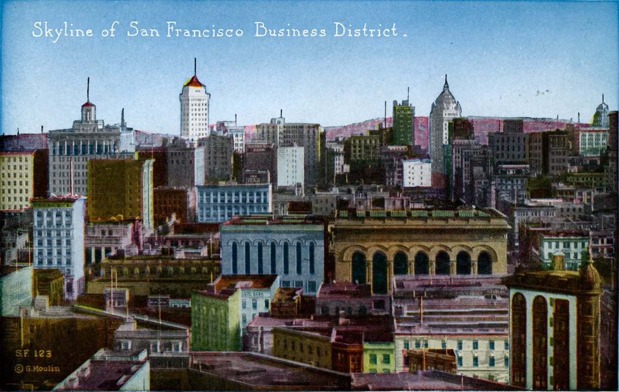 San Francisco: Zakendistrict door Unbekannter Künstler