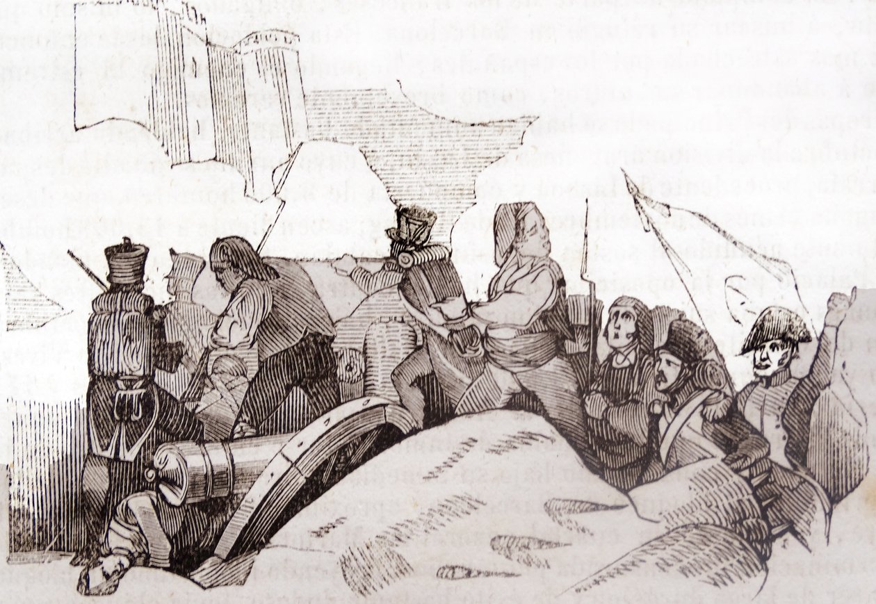 Beleg van Roses, Peninsular War door Unbekannter Künstler