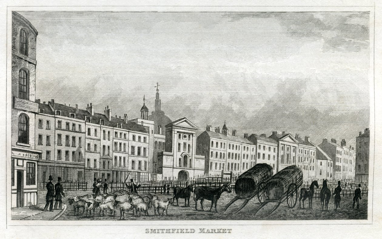Smithfield Markt door Unbekannt