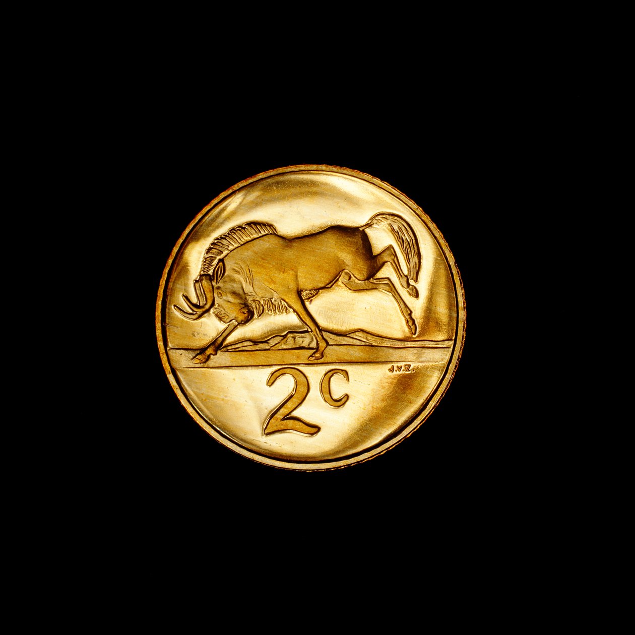 Zuid-Afrikaanse 2 cent munt door Unbekannter Künstler