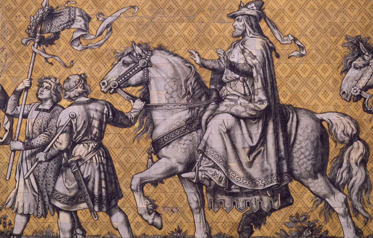 De Fürstenzug (Processie van Prinsen) door William M. Timlin