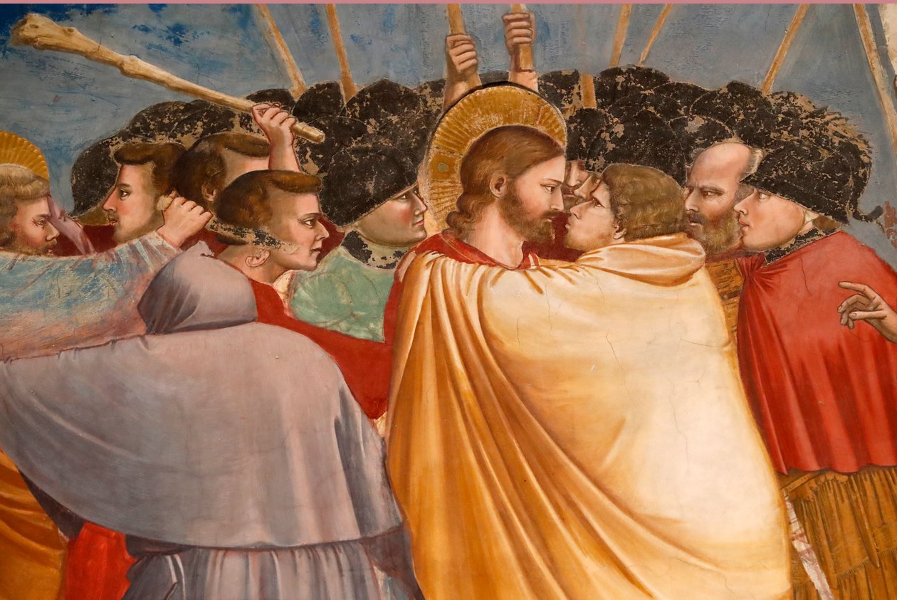 De Scrovegni-kapel. Fresco door Giotto door Unbekannt