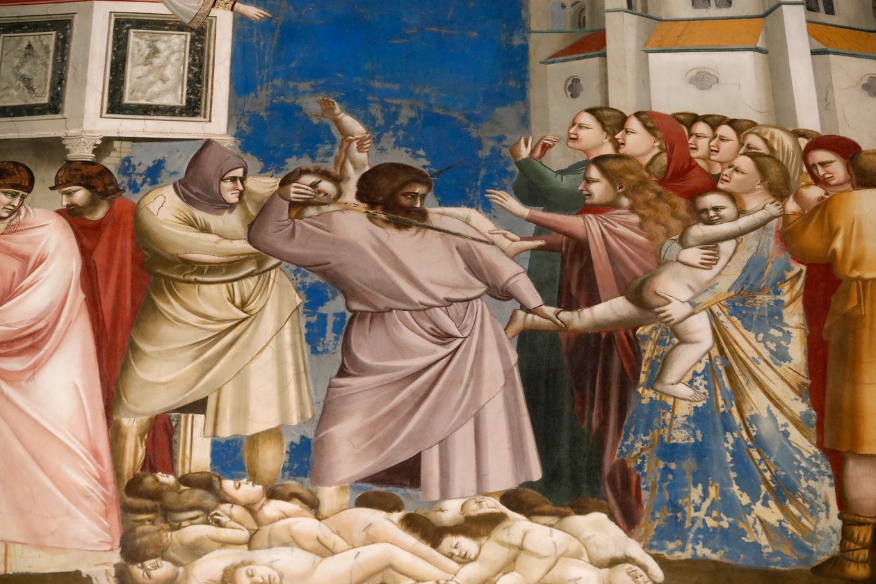 De Scrovegni-kapel. Fresco door Giotto door Unbekannter Künstler