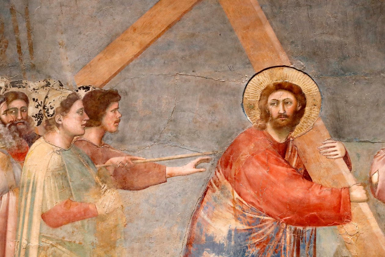 De Scrovegni-kapel. Fresco door Giotto door Unbekannter Künstler