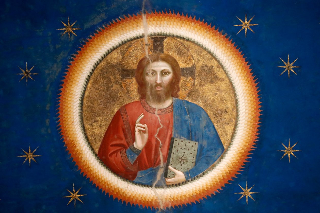 De Scrovegni-kapel. Fresco door Giotto door Unbekannter Künstler