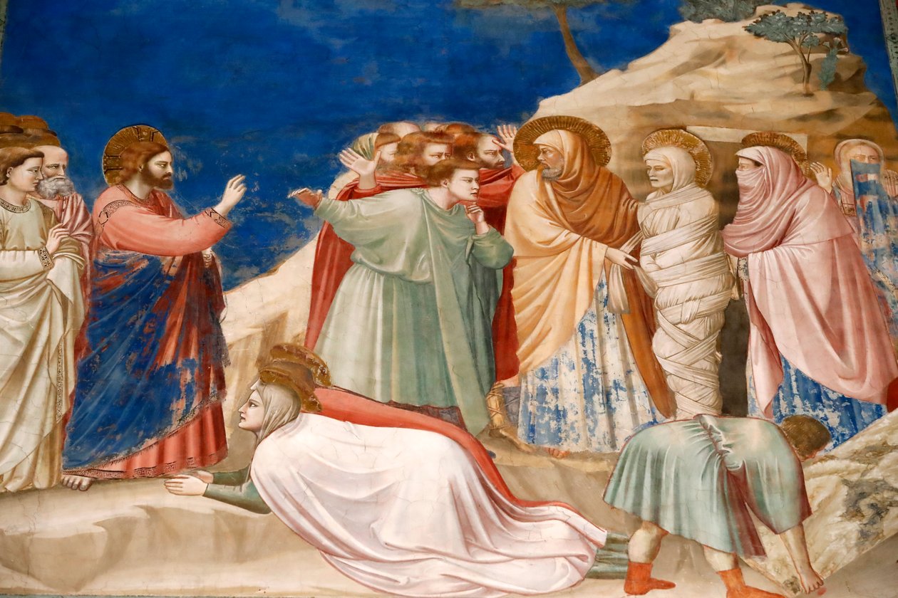 De Scrovegni-kapel. Fresco door Giotto door Unbekannter Künstler