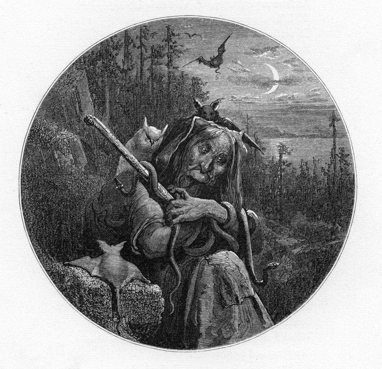 De Storm - Shakespeare door Doré door Unbekannter Künstler