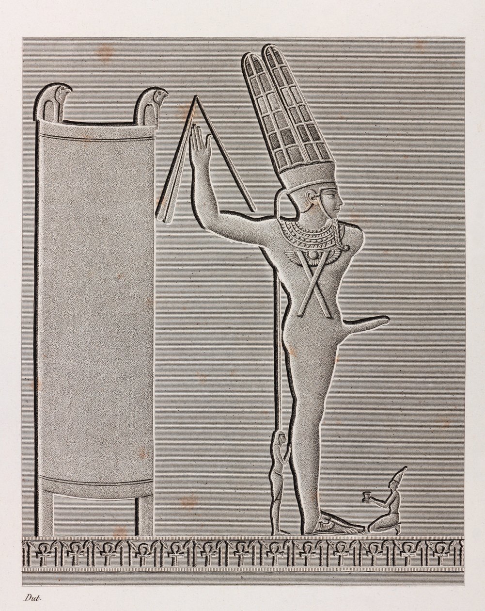Thebe, Karnak close-up door Unbekannt