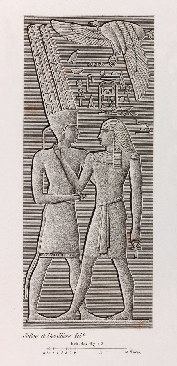Thebe, Karnak close-up door Unbekannt