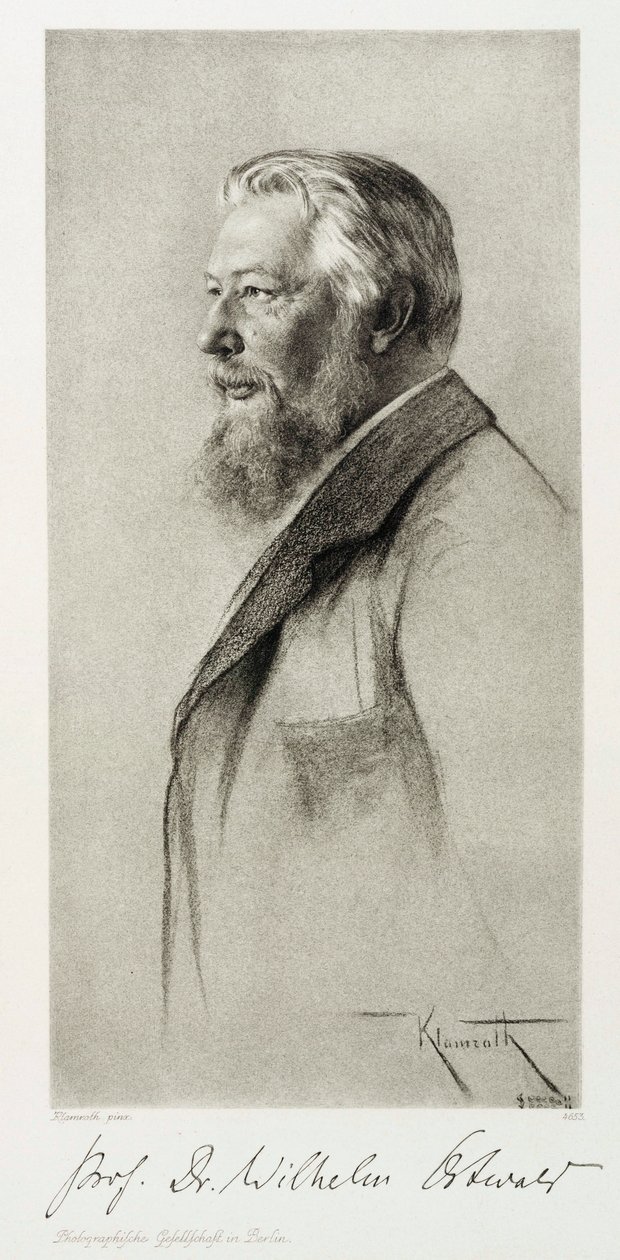Wilhelm Ostwald, Letse chemicus, ca. 1910 door Unbekannt