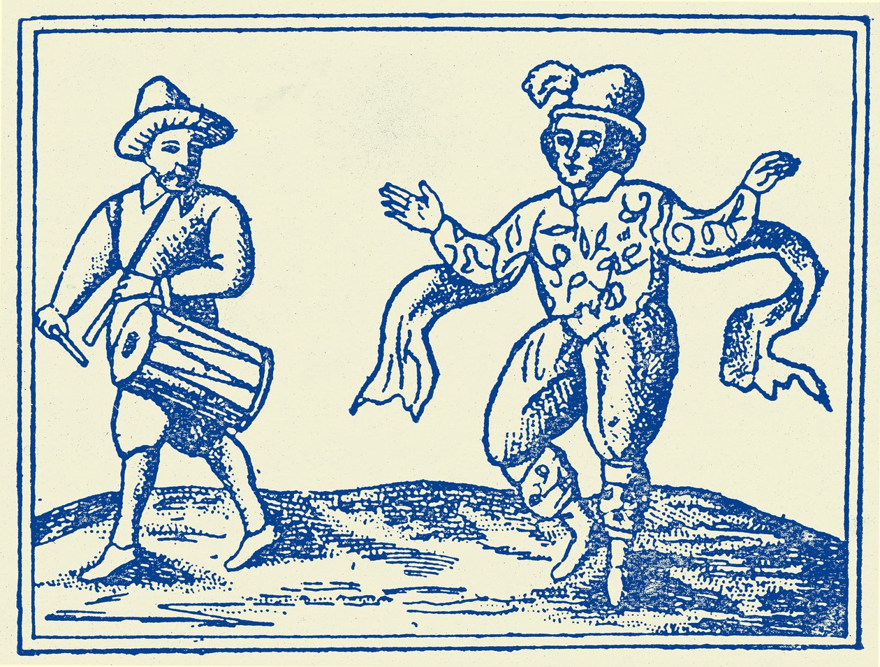 William Kempe danst de Morris door Unbekannter Künstler