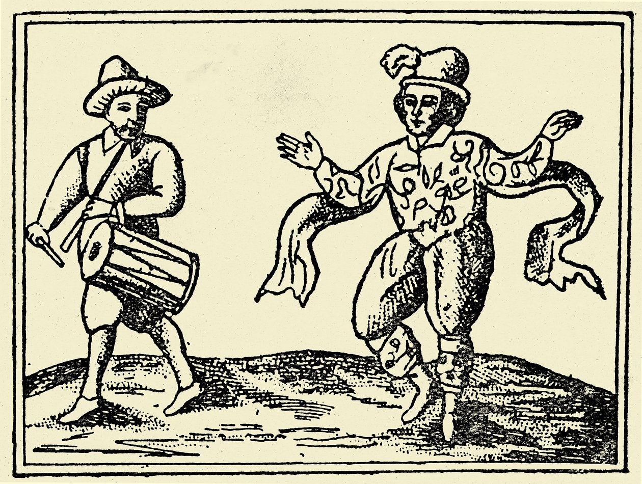 William Kempe danst de Morris door Unbekannter Künstler