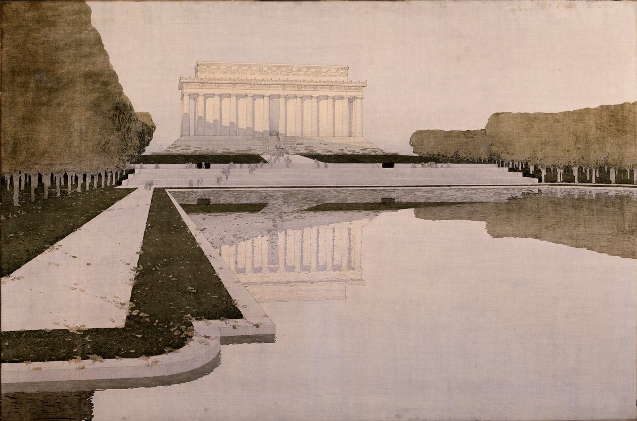 (Lincoln Memorial) door Unidentified