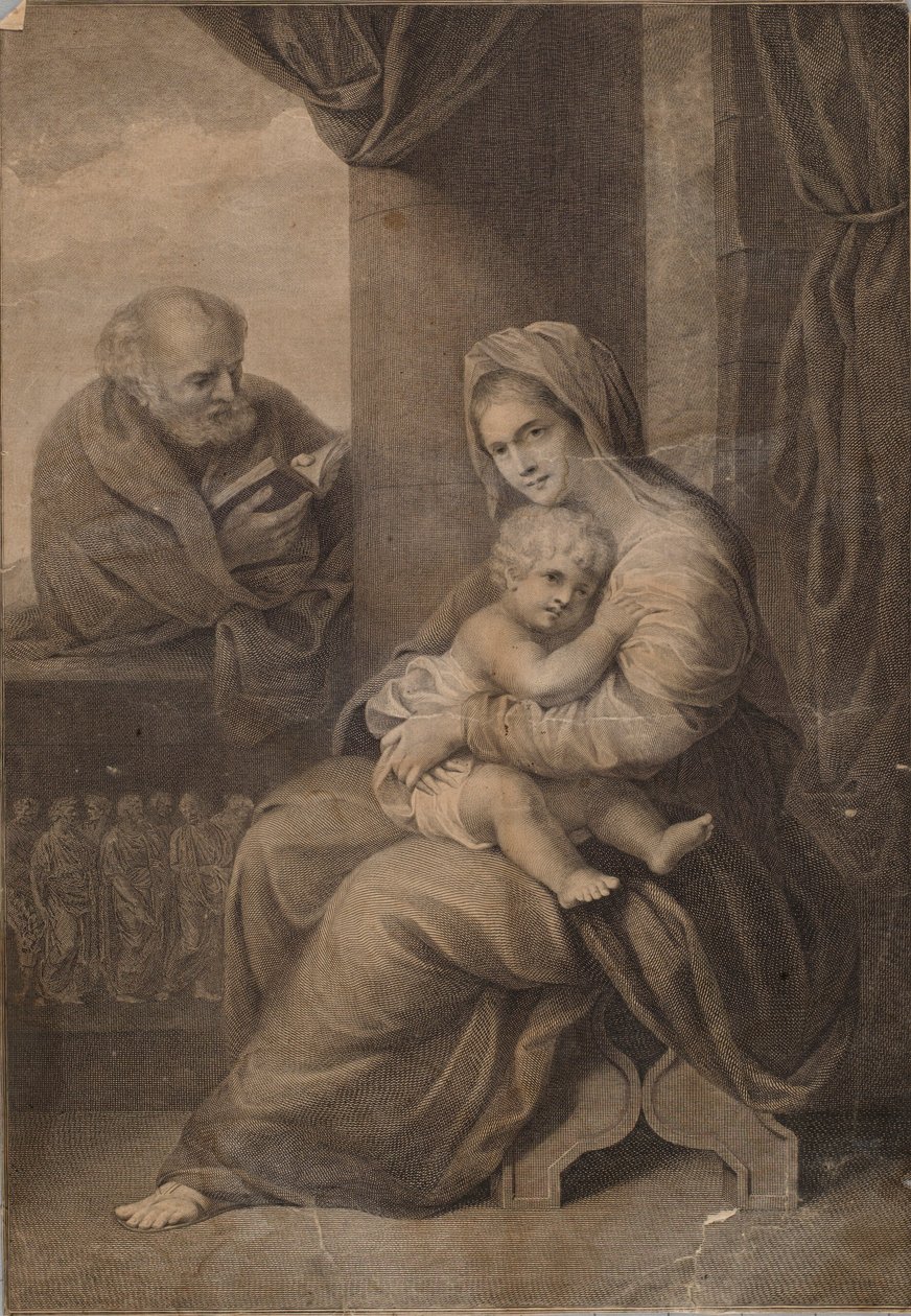 Madonna met kind door Unidentified