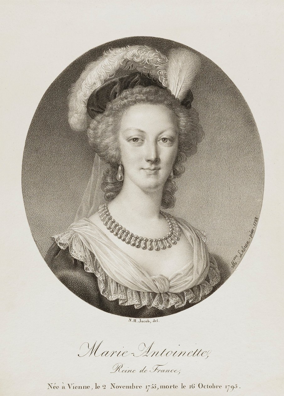 Marie Antoinette door Unidentified