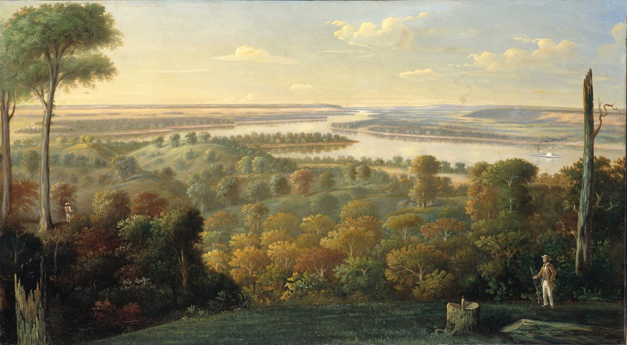 Op de Ohio-rivier door Unidentified