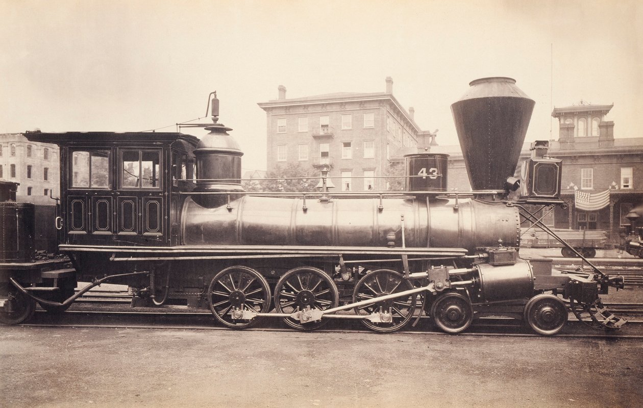 [Pennsylvania Railroad Locomotive at the Altoona Repair Facility]. door Unidentified