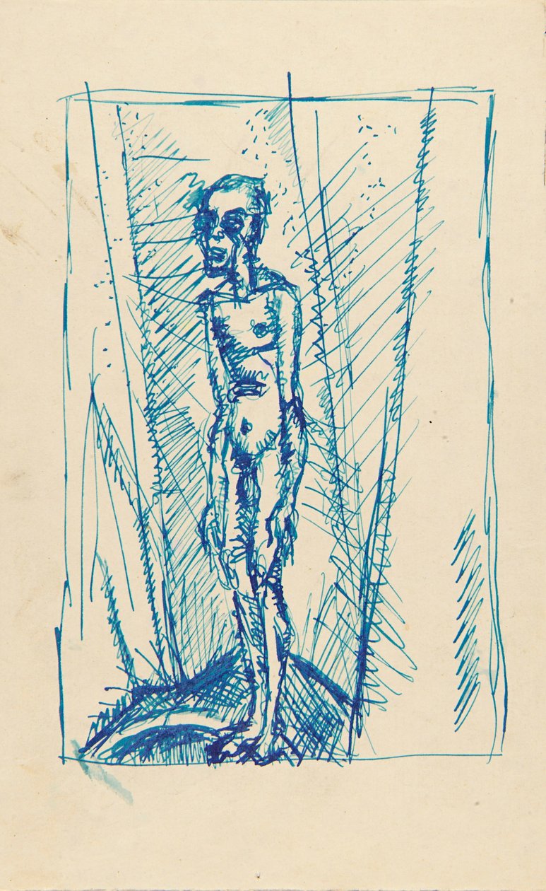 Standing Nude Man door Unidentified
