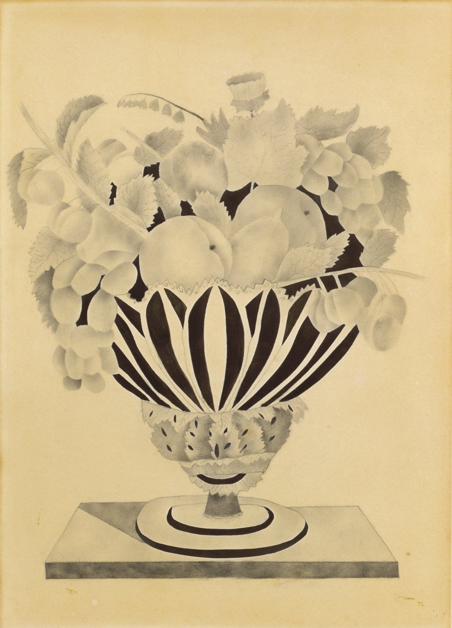 Stilleven stelling in grisaille door Unidentified