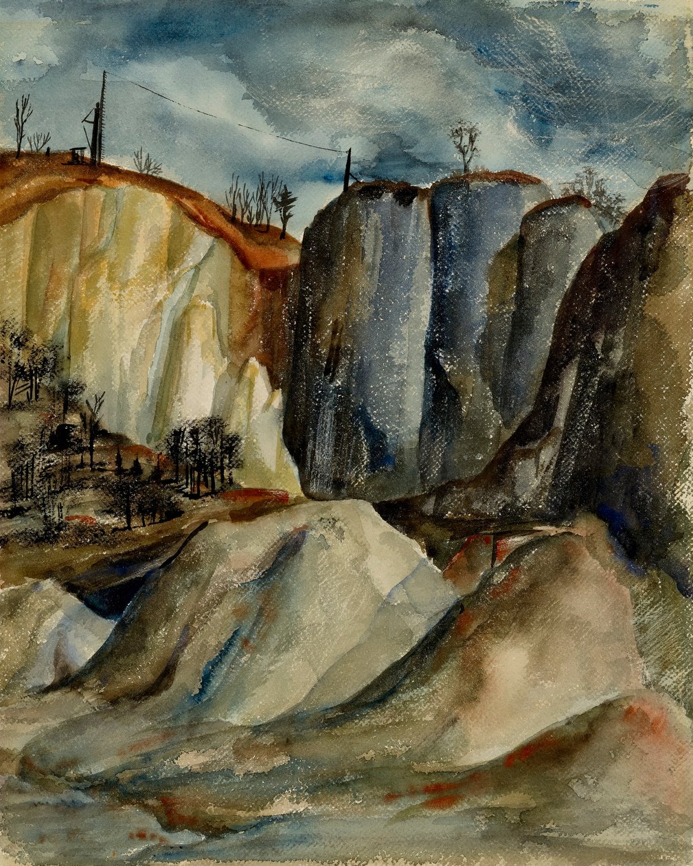 Landschap zonder titel door Unidentified